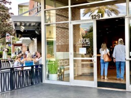 Local Provisions Front Entrance Doors